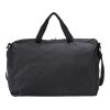 Polyester (1680D) Travel Bag Black | 1-Colour Screen Print