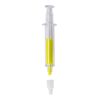 Syringe Text Marker Yellow | Without Branding