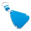 EVA Sail Ship Shaped, Floating Key Chain Medium Blue - White | Without Branding
