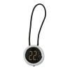 ABS Digital Wine Thermometer Black - Silver | 1-Colour Pad Print