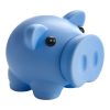 Plastic Piggy Bank Light Blue | Without Branding