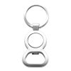 Key Holder, Euro Trolley Disc Silver | Without Branding