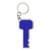 Keychain With Key Shaped Hanger Medium Blue | Without Branding