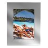 Oblong Aluminium Photo Frame Silver | Without Branding