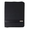 A4 Zipped PVC Folder Black | 1-Colour Pad Print