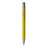 Push Button Ball Pen Yellow | Without Branding