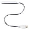 Flexible Computer Light With USB Connector Silver | Without Branding