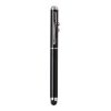 Laser Pen With LED Light & Rubber Tip Black | 1-Colour Pad Print