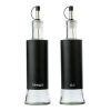 Glass Oil / Vinegar & Salt / Pepper Set Black | 1-Colour Pad Print