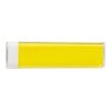 ABS Power Bank With Li-Ion Battery Yellow | 1-Colour Pad Print