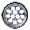 Torch With 12 LED Lights Silver | 1-Colour Pad Print