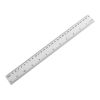 Plastic 30 cm/12 Inch Ruler White | Without Branding