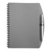 A5 Spiral Notebook & Ball Pen Grey | Without Branding
