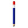 Plastic Ball Pen In The Shape Of A Pencil Medium Blue | Without Branding