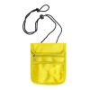 Travel Wallet & Neck Cord Yellow | Without Branding