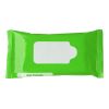 Bag With 10 Wet Tissues Light Green | Without Branding