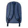 Polyester Laptop Backpack In Denim Look Navy Blue | Without Branding