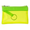 PVC Zipped Case With Key Ring Light Green | Without Branding