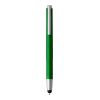 Plastic Ball Pen & Stylus Green | Without Branding