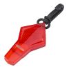 Plastic Transparent Whistle Red | Without Branding