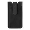 Leather Charles Dickens Mobile Phone Holder Black | 1-Colour Pad Print
