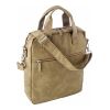 PU Laptop Shoulder Bag Beige | 1-Colour Screen Print