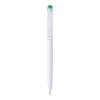 Plastic, Twist Action Ball Pen With Stylus Green | Without Branding
