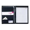 A4 PU Conference Folder Medium Blue | 1-Colour Pad Print