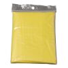 Foldable Translucent Poncho Yellow | Without Branding
