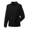 Workwear-Sweatshirt in Polo-Style Black | No Branding