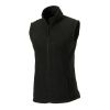Outdoor Fleece Gilet for Women Black | No Branding