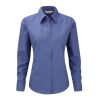 Long Sleeve Oxford Women's Blouse Royal Blue | No Branding