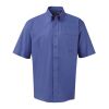 Short Sleeved Oxford Shirt Royal Blue | No Branding