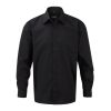 Long Sleeve Popeline Shirt Black | No Branding