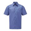 Short Sleeved Popeline Shirt Royal Blue | No Branding