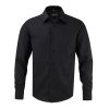 Tapered Men's Shirt long Black | No Branding