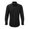 Ultimate Stretch Shirt For Men Long Sleeve Black | No Branding