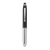 Xenon Stylus Ballpoint Pen Black - Silver | Without Branding