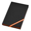 Travers Junior Notebook Black - Neon Orange | Without Branding