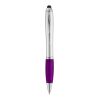 Nash Stylus Ballpoint Pen Silver - Violet | Without Branding