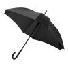 23.5" Square Automatic Open Umbrella Black | Without Branding