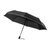21" 3-Section Automatic Umbrella Black - White | Without Branding