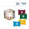 Mini Promo-Cube with Ritter Sport QUADRETTIES 4C Digital Print