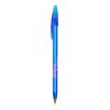 BIC Style Clear Ball pen Transparent - Navy Blue | 1-Colour Screen Printing