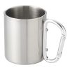Alps Isolating Carabiner Mug Silver | Without Branding