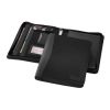 Cardiff A4 Zipper Portfolio Deluxe Black | Without Branding