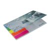 BIC 75 mm x 75 mm Adhesive Notepad with Flag Booklet White | Without Branding | Without Branding