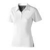 Markham Short Sleeve Ladies Polo White - Anthracite | Without Branding