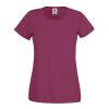 Lady-Fit Original T Dark Red | No Branding