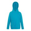 Kids Lightweight Hooded Sweat Medium Blue | No Branding